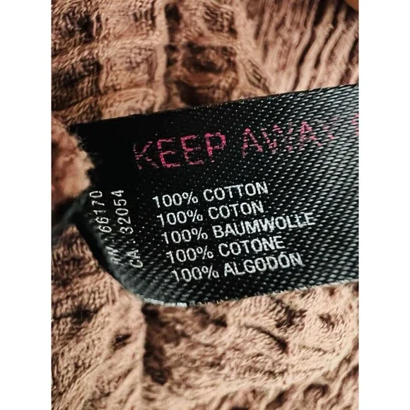 Free People Pull Me In Brown Textured Waffle Knit Soft Cozy Romper Minimalist S - Picture 10 of 10